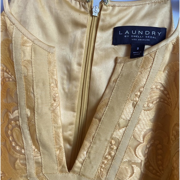 Laundry by Shelli Segal Yellow Dress - Picture 3 of 4
